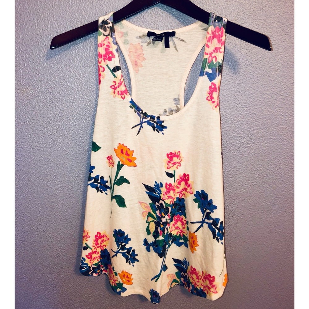 Forever 21 Floral Tank